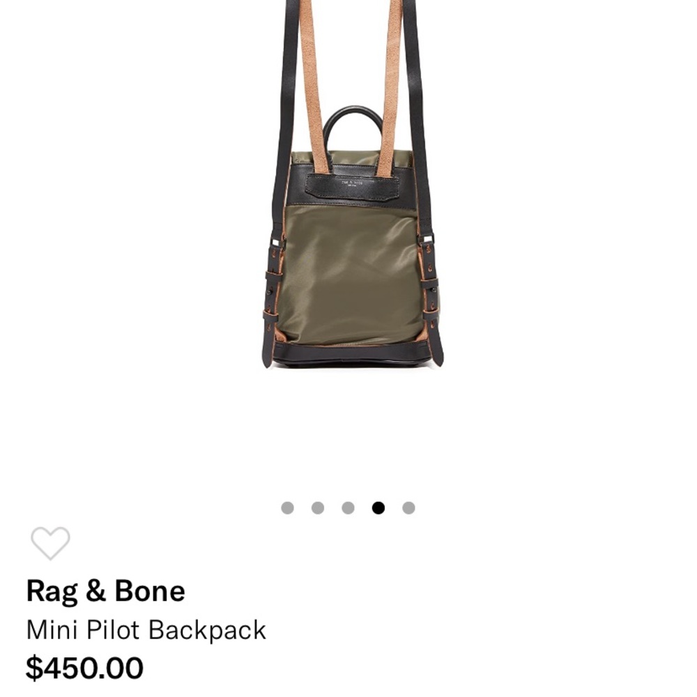 Rag & Bone Mini Pilot Backpack - Picture 3 of 9